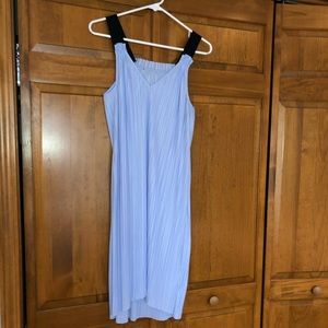 Pleated Purple Dress